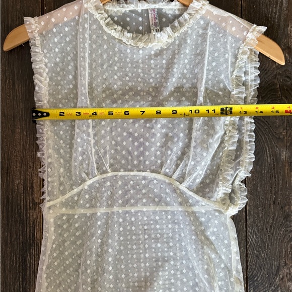 Free People Sleeveless Lace Ruffle Top - Picture 6 of 13